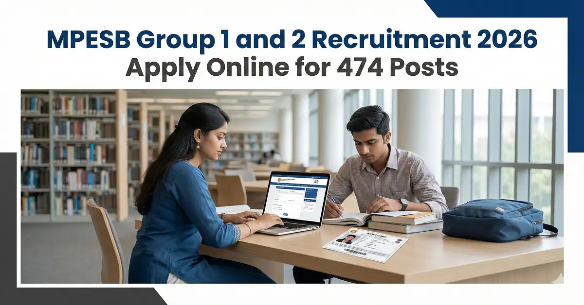 MPESB Group 1 and 2 Recruitment Notification 2026 for 474 Posts