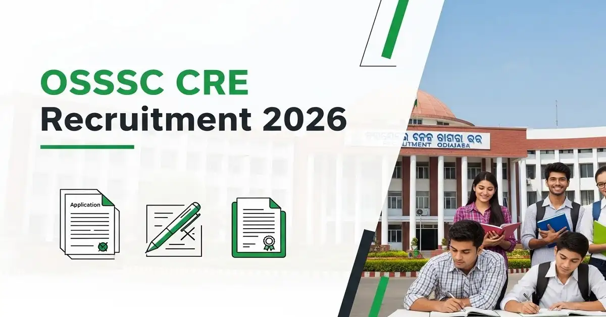 OSSSC CRE Recruitment 2026