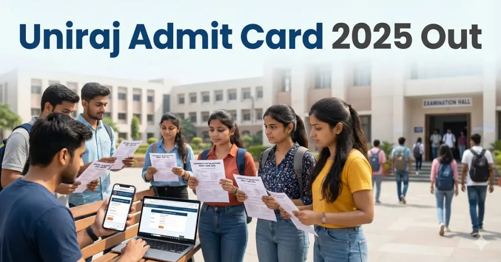 Uniraj Admit Card 2025 Download UG PG Hall Ticket