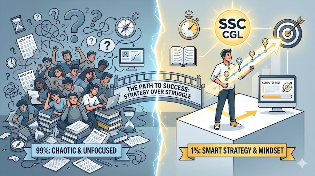 Why 99% of Aspirants Fail SSC CGL (And The Exact Strategy to Be the 1%)